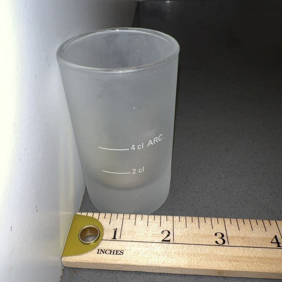 Set of 3 Jagermeister Stag Logo Frosted 4cl Shooter Double Shot Glasses - Picture 7 of 7